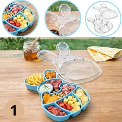 FONDUE CAKE BOX PETISQUEIRA COELHO PÁSCOA AZUL (BLUE STAR)(CHOCO)