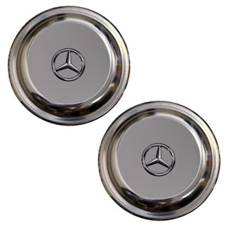 Par Sobre Tampa Cromada Cubo Diant MB Actros Novo c/ Emblema em Oferta na Shopee