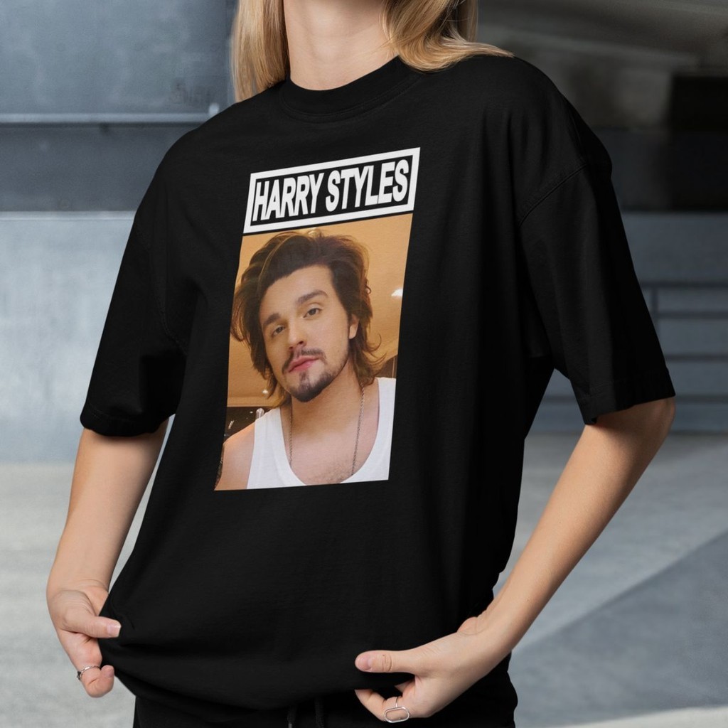 Camiseta Luan Santana Engraçada Harry Styles Irmãos Zoeira Idênticos Meme Camisa 100% Algodão