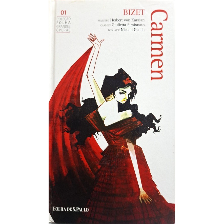 Coleção Folha Grandes Óperas - Volume 01 - Carmen de Bizet 7819555