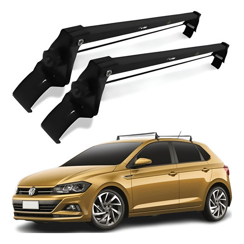Rack De Teto Bagageiro Polo Novo 2018 19 20 21 22 23 24 2025