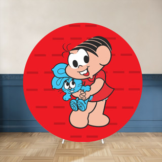 Painel Redondo Turma da Monica | Decoracao Festa Infantil | tecido premium | frete gratis | varios modelos em Oferta na Shopee