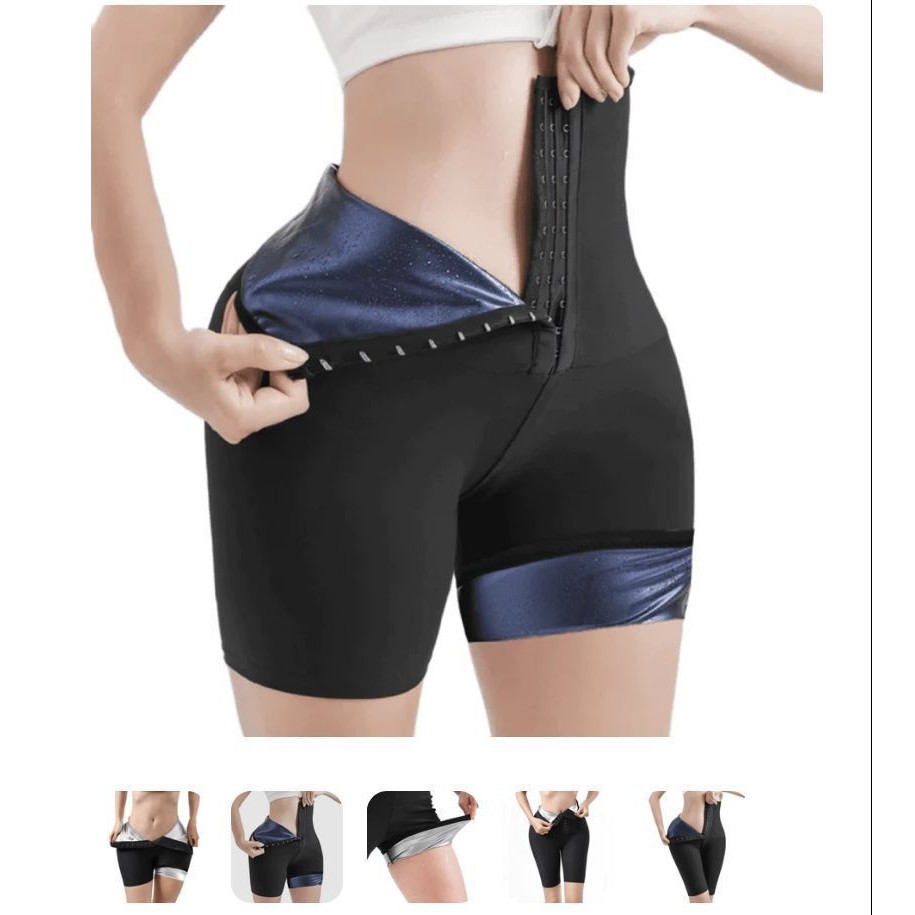 Shorts Modelador efeito sauna e Queima de Gordura sweating storm - S/M, L/XL, XXL/3XL - DKL FACIL