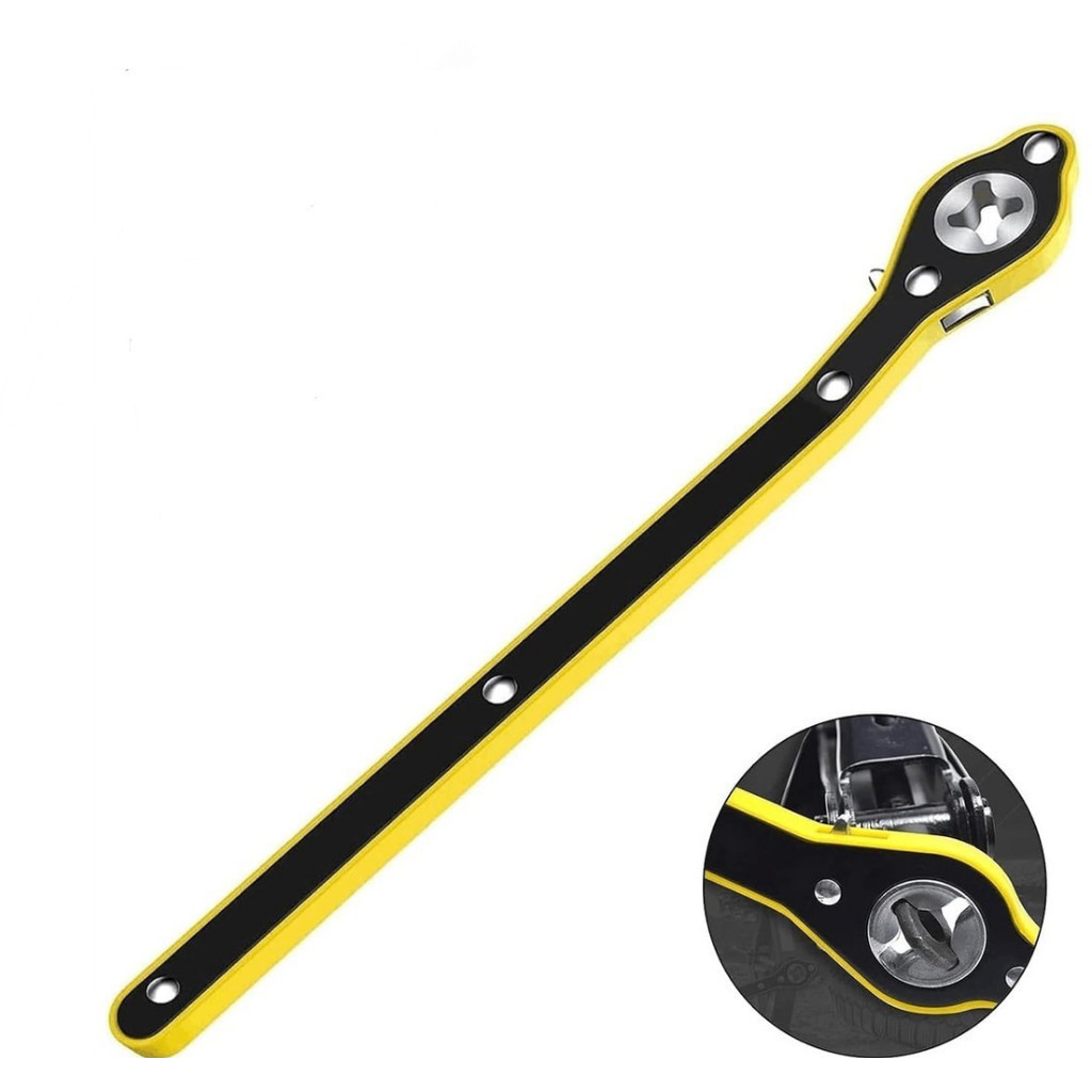 Chave Catraca Macaco Jack Tesoura Mão De Obra Com Alça Longa Chave Pino P/ Pneu Tomada Carro Positivo Design Botão Inver
