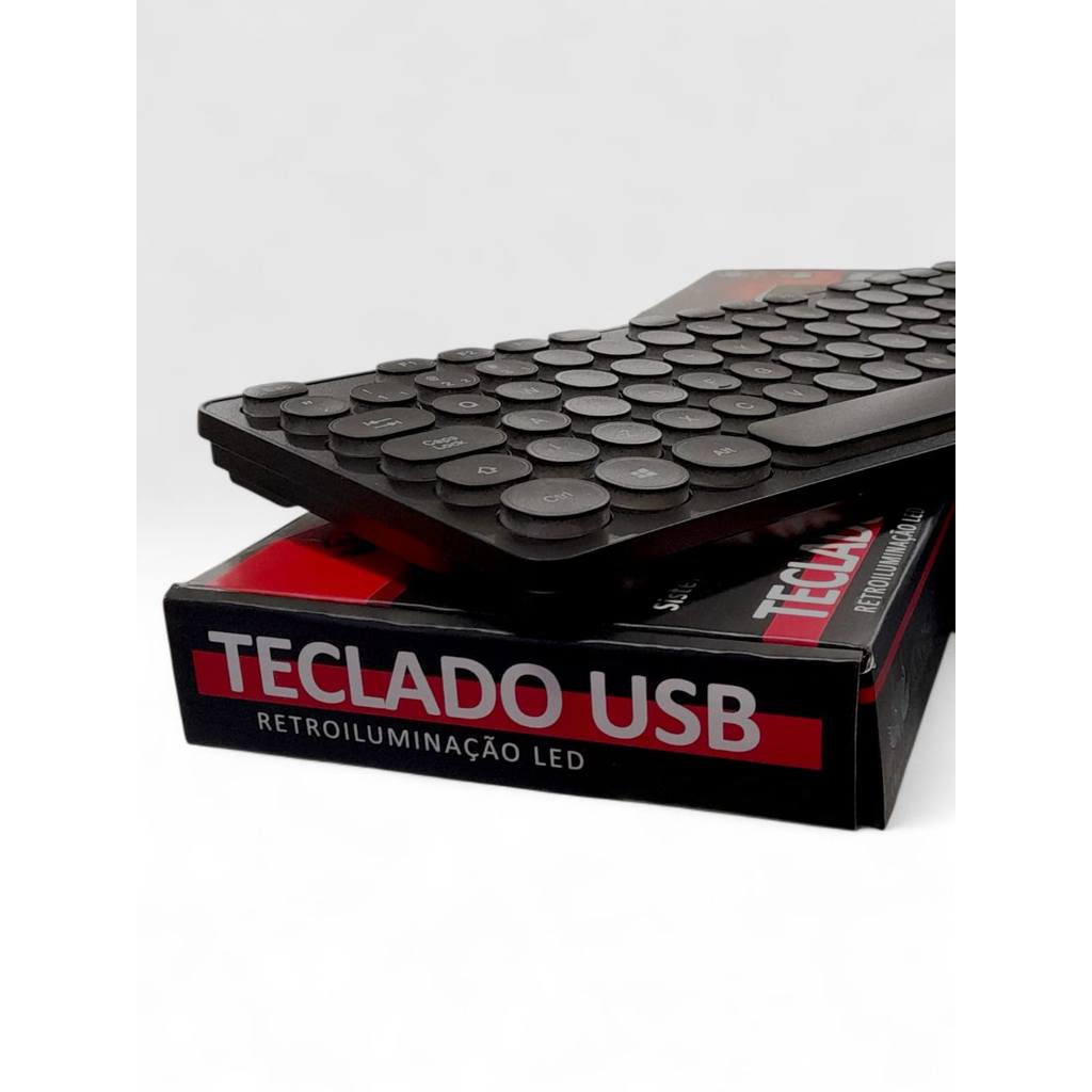 Teclado Gamer USB Knup KP-2053 com LED RGB ABNT2 para PC e Notebook