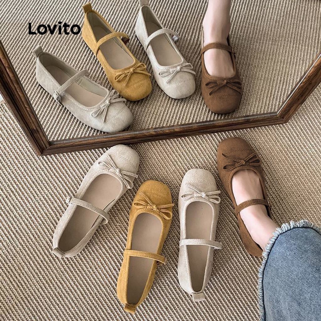 Lovito Design Casual Mary Janes para mulheres LFA103163