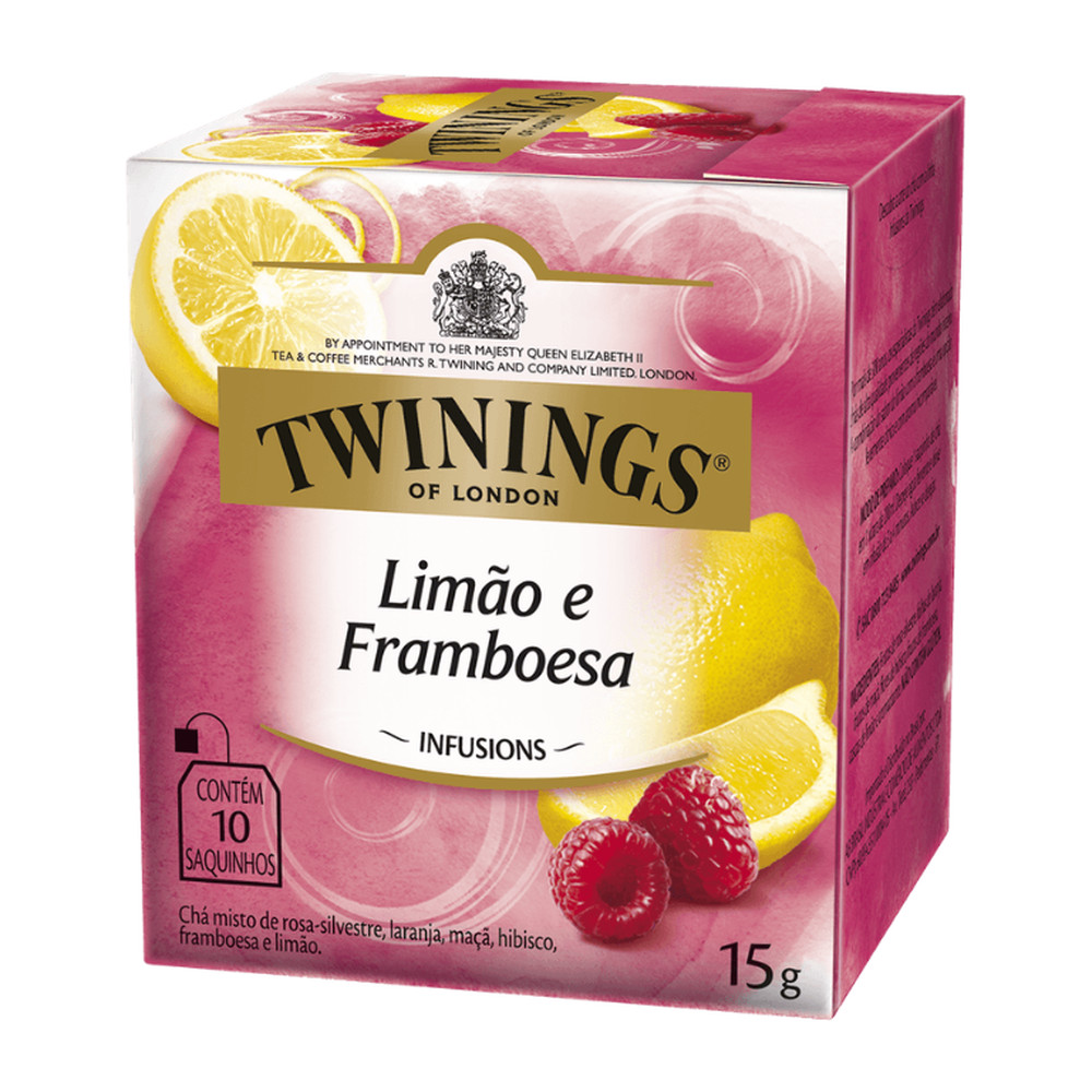 Chá de Limão e Framboesa 15g - Twinings em Oferta na Shopee