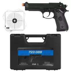 Pistola Airsoft M92 GBB Blowback 6mm 310 fps Double Bell