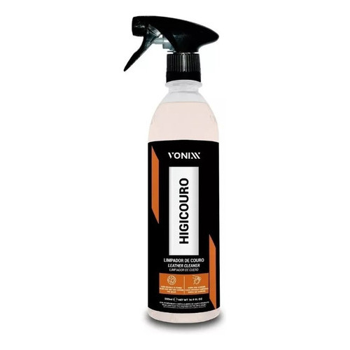 Higicouro Limpa Couro Vonixx 500ml Para Bancos Sofás