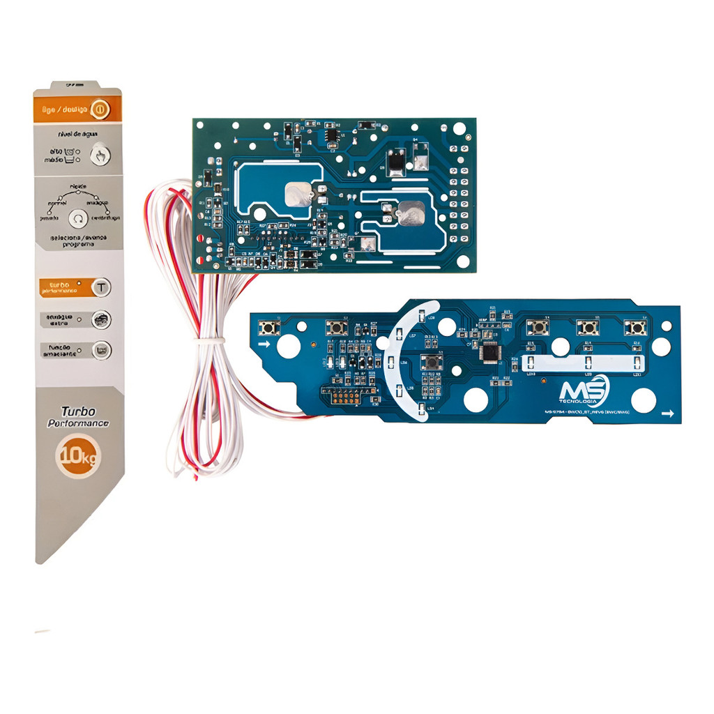 Placa Lavadora Brastemp Bwg10 W10605809 Painel Adesivo