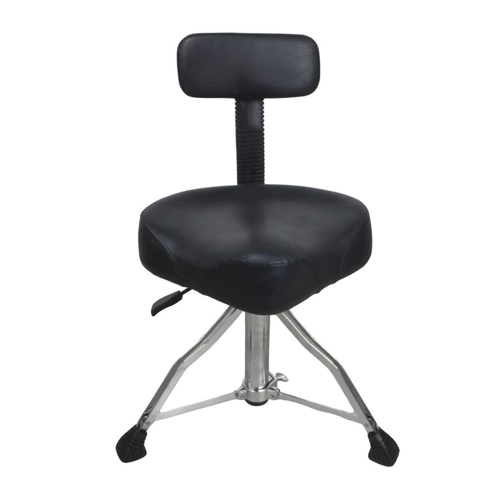 Banco Bateria Groove Gd902 Almofadado Com Encosto Profissional