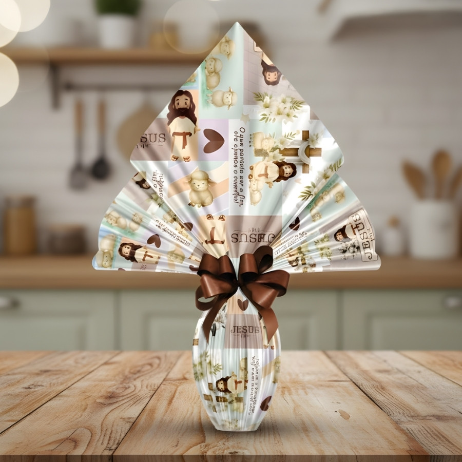 Papel Seda - 50x70cm - Páscoa Cristã - 10 unidades - Rizzo