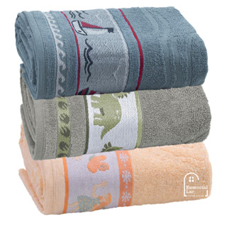 Jogo/Kit 3 Toalhas de Banho Infantil Soft Baby Kids Algodão Bordada Meninos Meninas Aveludada em Oferta na Shopee