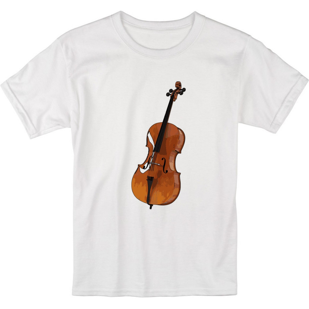Camiseta Camisa Atmclass 100% Algodão Premium Linda  Violoncelo Instrumento, Música Clássica Unissex Envio Imediato Envi