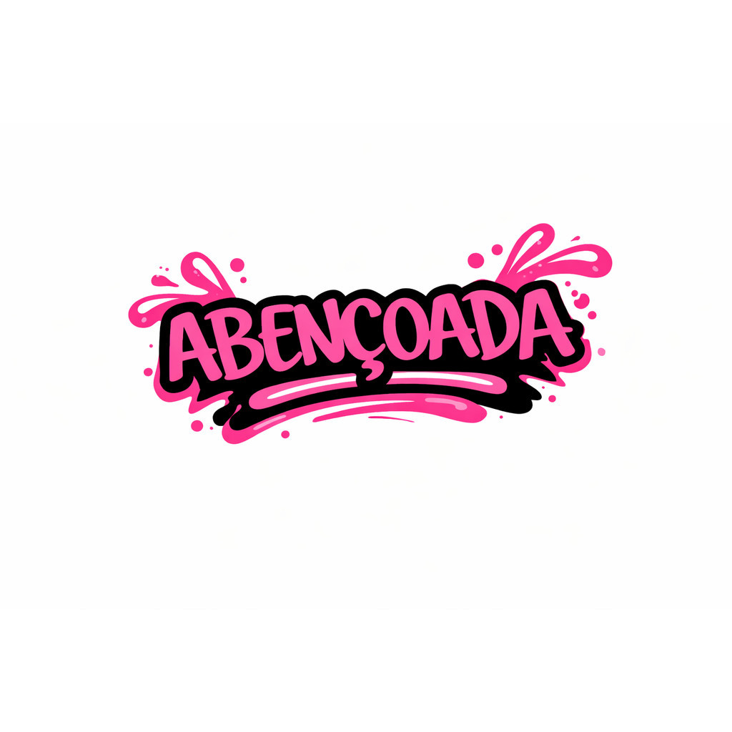 ADESIVO ABENÇOADA ROSA PARA CARRO MOTO E CAMINHÃO