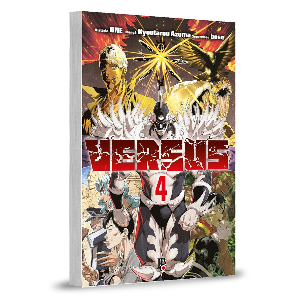 Mangá - Versus Vol. 04 - por Kyoutarou Azuma - Editora JBC ISBN 9788545716655