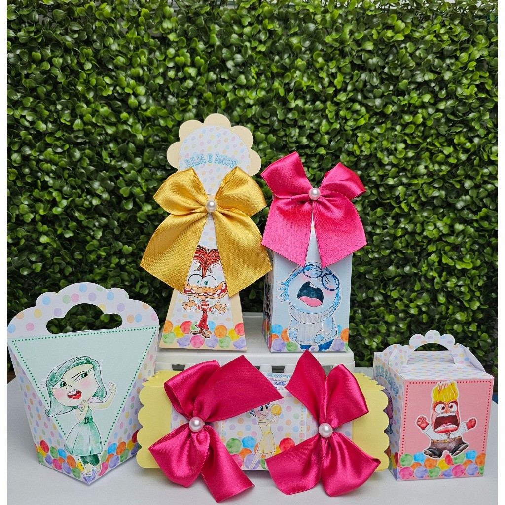 Kit Caixa Montada DIVERTIDAMENTE - Personalizados - Festa infantil - Aniversário - Lembrancinha
