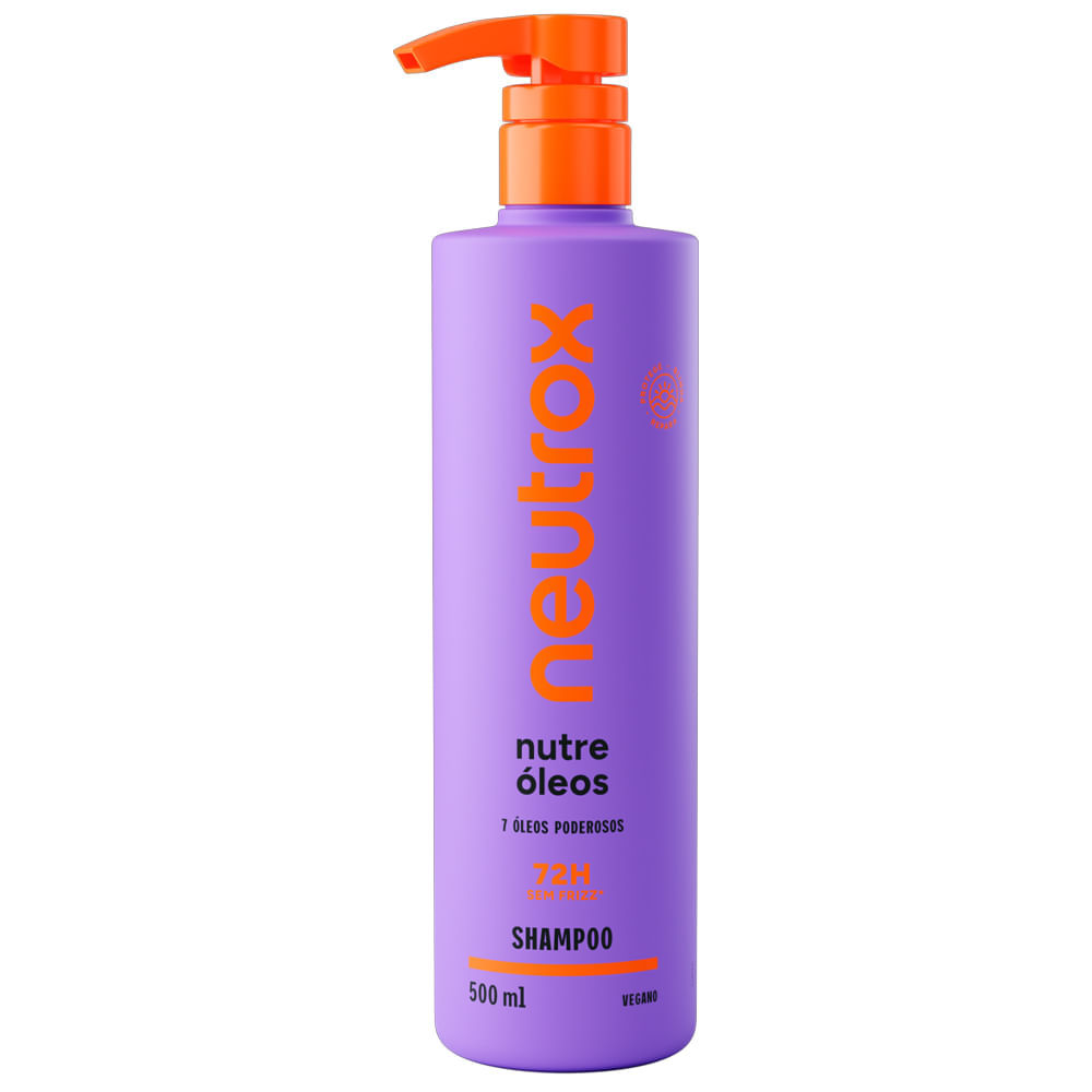 Shampoo Neutrox Nutre Oléos Pump 500ml em Oferta na Shopee