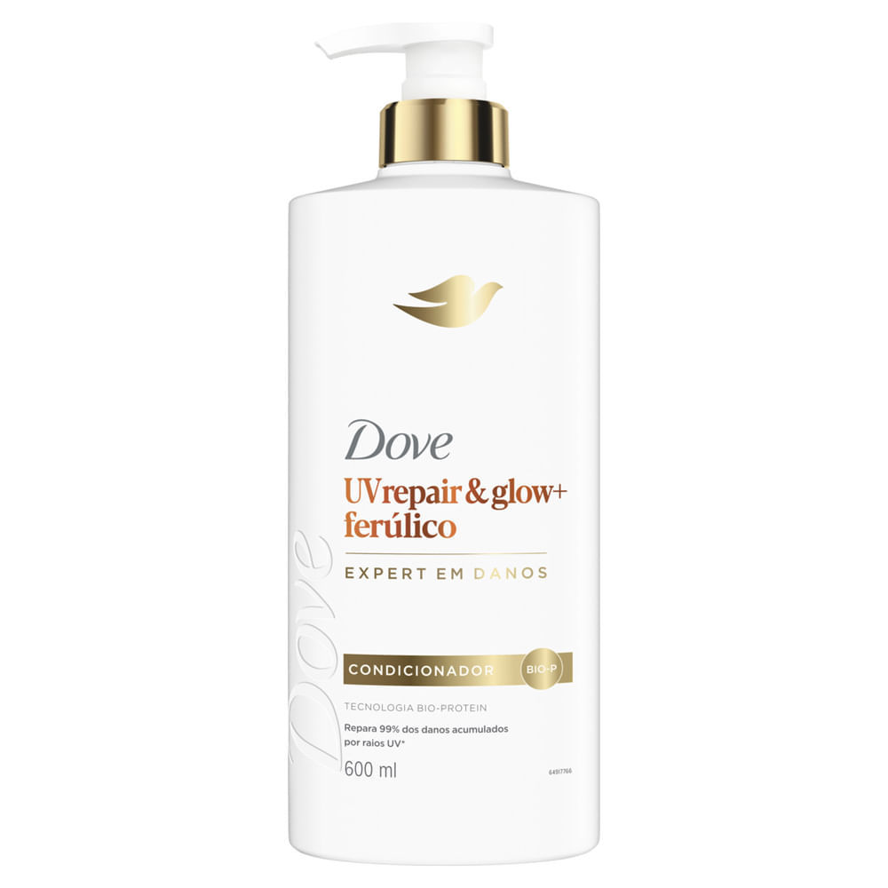 Condicionador Dove Uv Repair & Glow + Ferúlico 600ml em Oferta na Shopee
