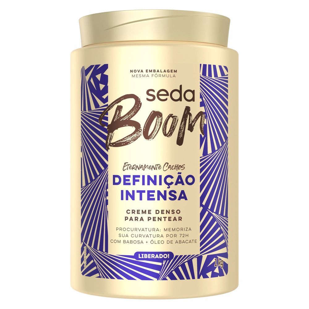 Creme De Pentear Seda Boom Definição Intensa 1Kg em Oferta na Shopee