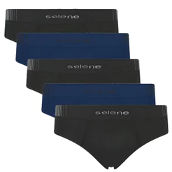 Kit 5 Cueca Microfibra Selene Masculina Slip sem costura