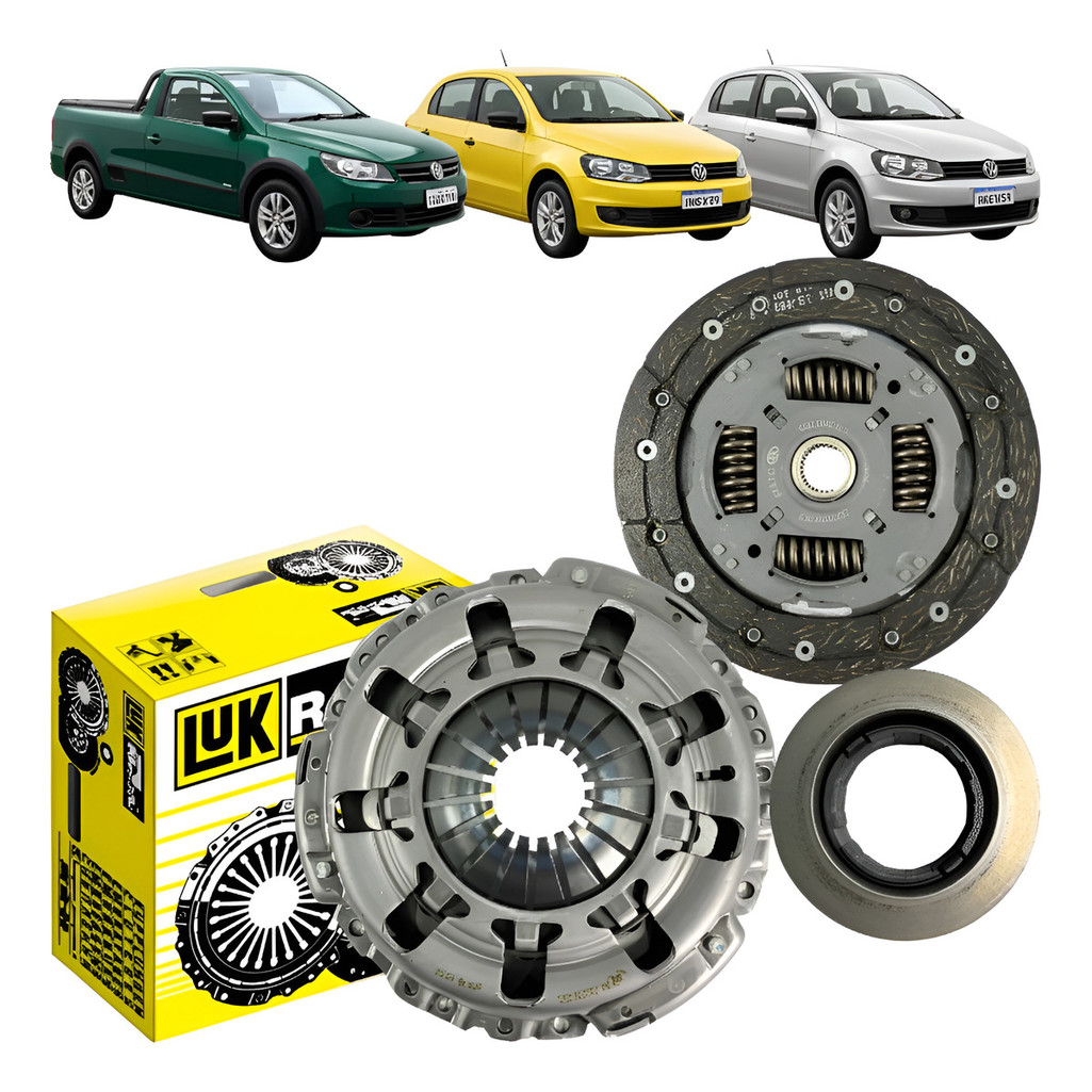 Kit Embreagem LUK Original Gol Fox Voyage Saveiro 1.0 1.6 8V 620312700 Completo