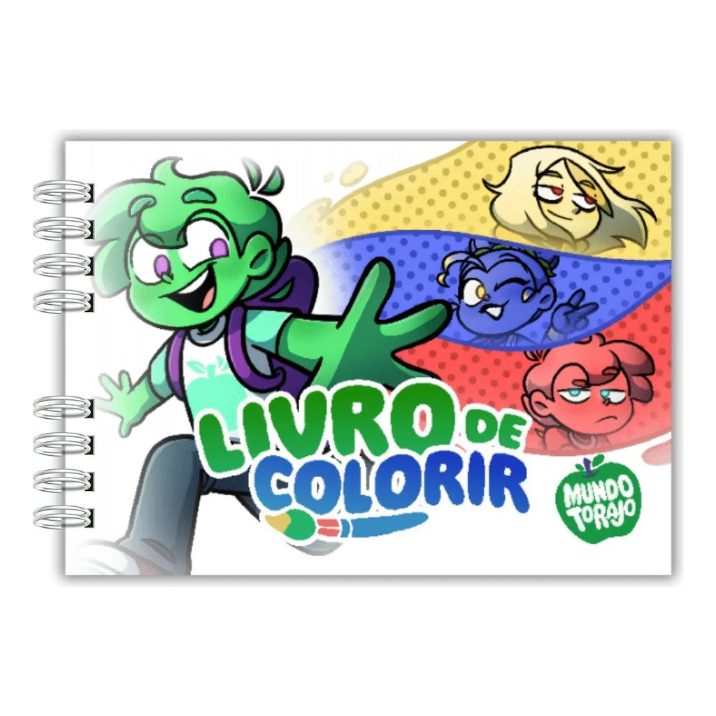 Livro Infantil Mundo Torajo Para Colorir 50 Páginas