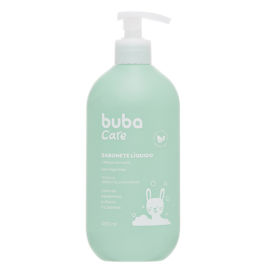 Sabonete Líquido Buba Infantil Bebê sem Lágrimas 400ml