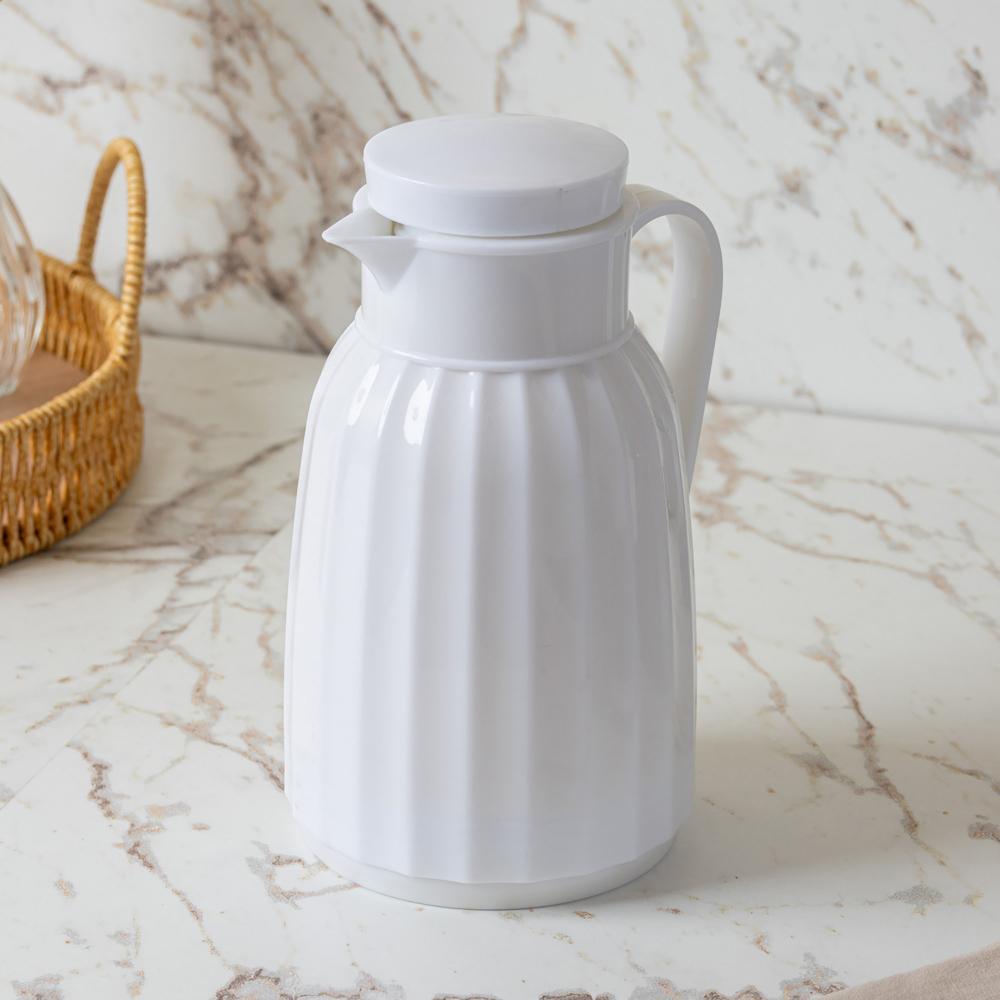 Garrafa Térmica Queen 400ml Branca Plástico Lyor em Oferta na Shopee