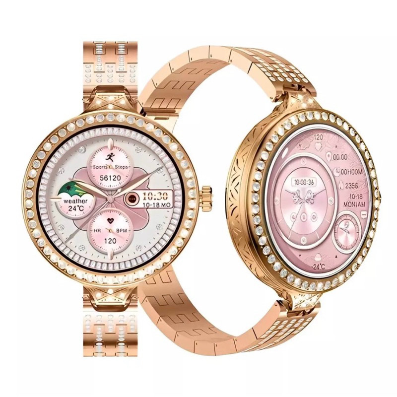 Smartwatch Hw16 Mini Fashion + Bracelete, Brincos  e ChatGPT Edição LIMITADA Nov
