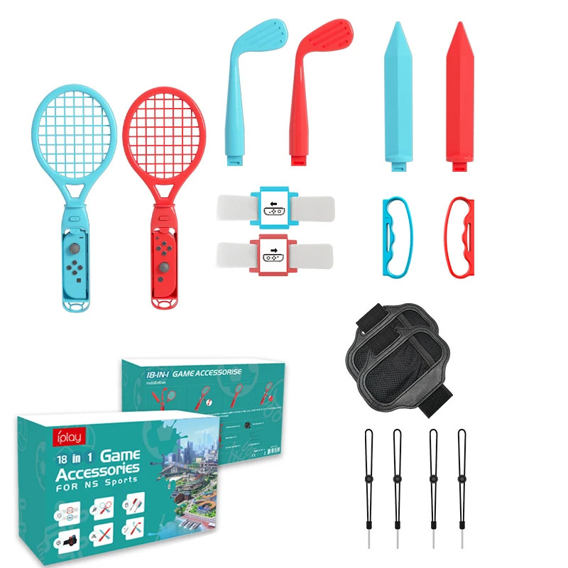 Kit 18 Em 1 Acessórios Sport Para Nintendo Switch / OLED