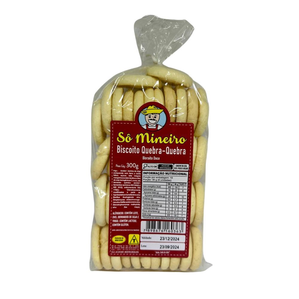 Biscoito Sô Mineiro Quebra Quebra 300g em Oferta na Shopee