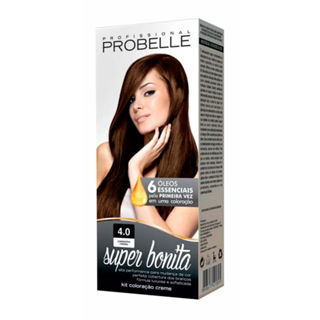 Tintura Super Bonita Probelle Castanho Médio 4.0 em Oferta na Shopee