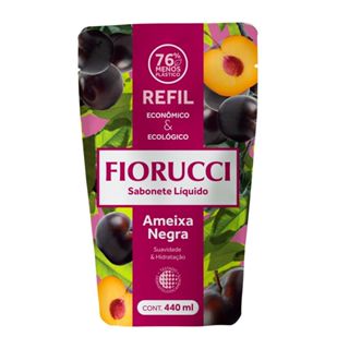 Sabonete Líquido Fiorucci Ameixa Negra Refil 440ml em Oferta na Shopee