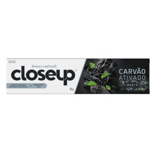Creme Dental CLOSEUP Carvão Ativado 85g em Oferta na Shopee