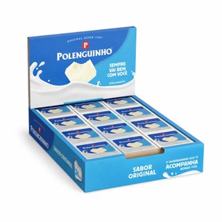 Polenguinho 24 Unidades - Queijo Processado Original em Oferta na Shopee