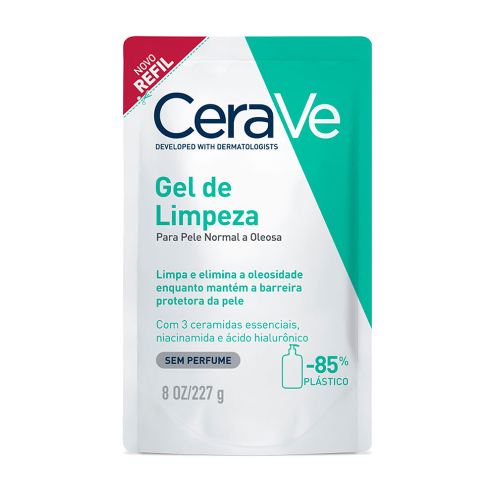 CeraVe Gel de Limpeza Sem Perfume Refil 227g em Oferta na Shopee