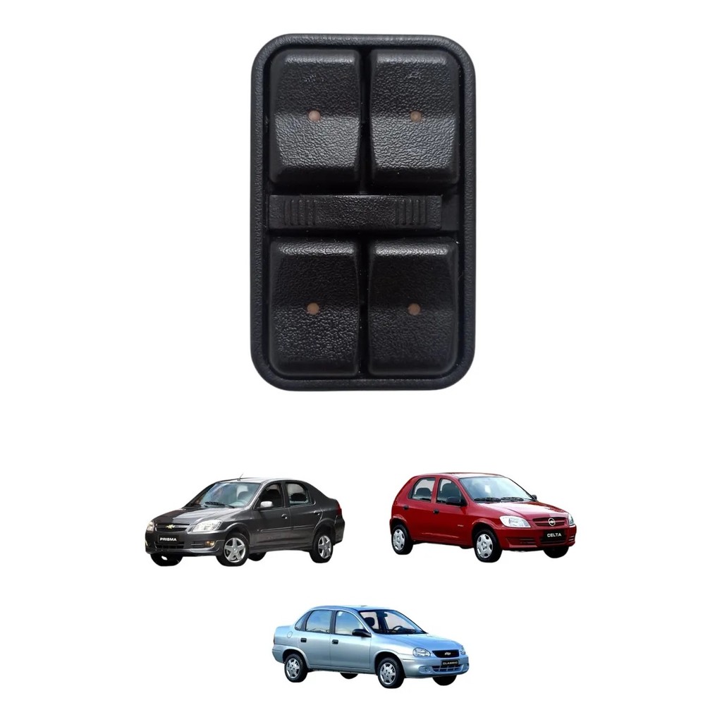 Botão Vidro Eletrico Esq Gm Celta Prisma Classic 94724257