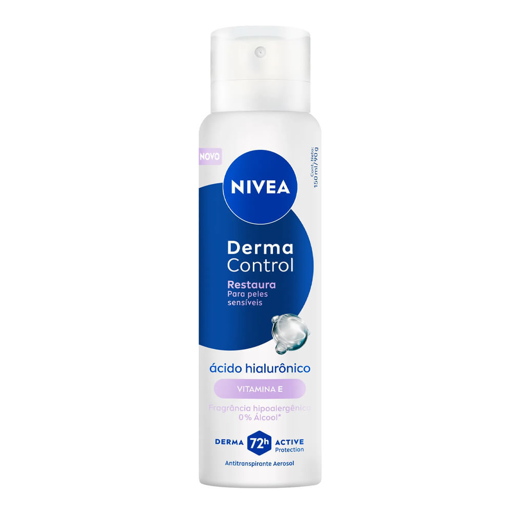 Desodorante Aerossol Nivea Derma Control Restaura 150ml em Oferta na Shopee