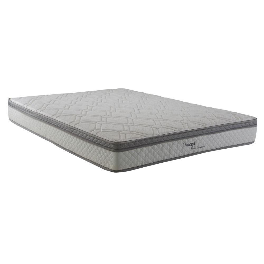 Colchão Queen Size Ômega com Pillow Top e Molas Ensacadas 22x158x198cm Herval