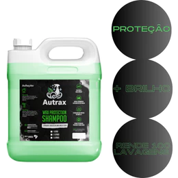 Shampoo Com Cera De Carnaúba 5 Litros Maior brilhoo e economia Automotivo + Brilho