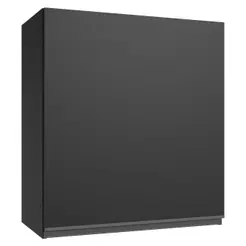 Armário Aéreo 60 cm 1 Porta Preto Nice Madesa