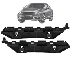 Par Guia Suporte Parachoque Dianteiro Civic 2012 2013 2014 2015 2016