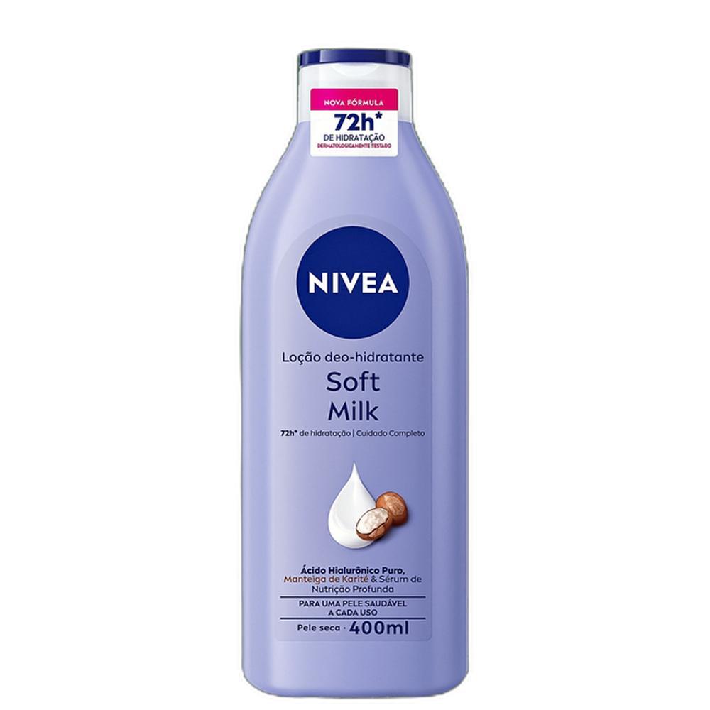 NIVEA Soft Milk - Hidratante Corporal 400ml em Oferta na Shopee