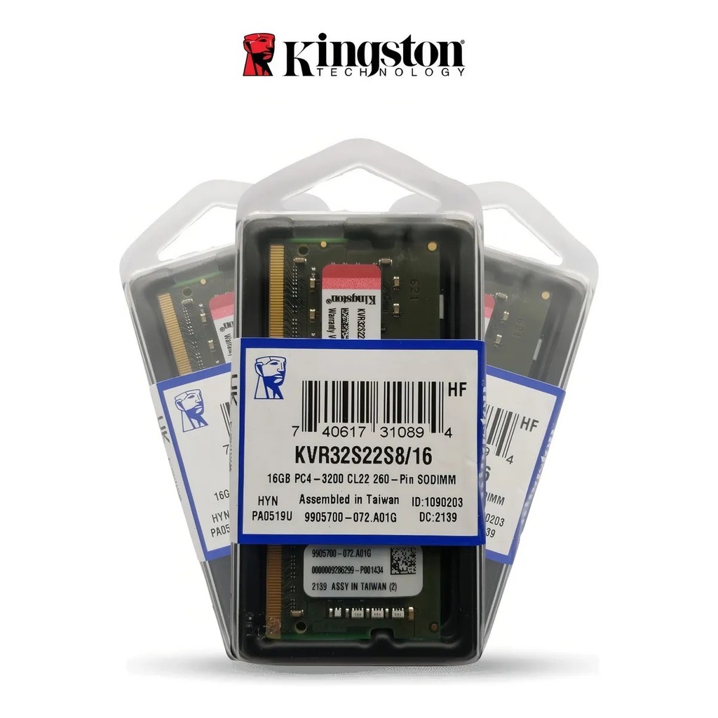 Memoria Notebook DDR4 16GB 3200mhz 1.2v Kingston