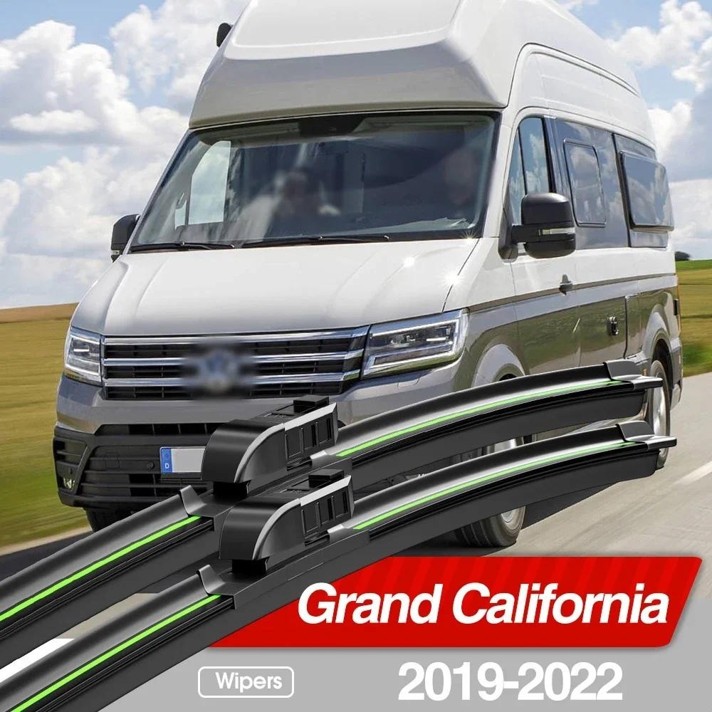 Para Volkswagen VW Grand Califórnia 2019-2022 Lâminas De Limpador De-Brisa Dianteiro 2 Peças Acessórios Janela 2020 2021