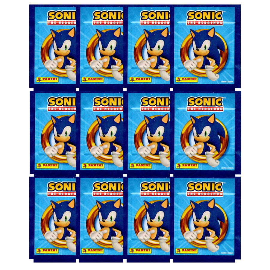 Kit 50 Figurinhas Do Álbum Sonic The Hedgehog (10 Env)