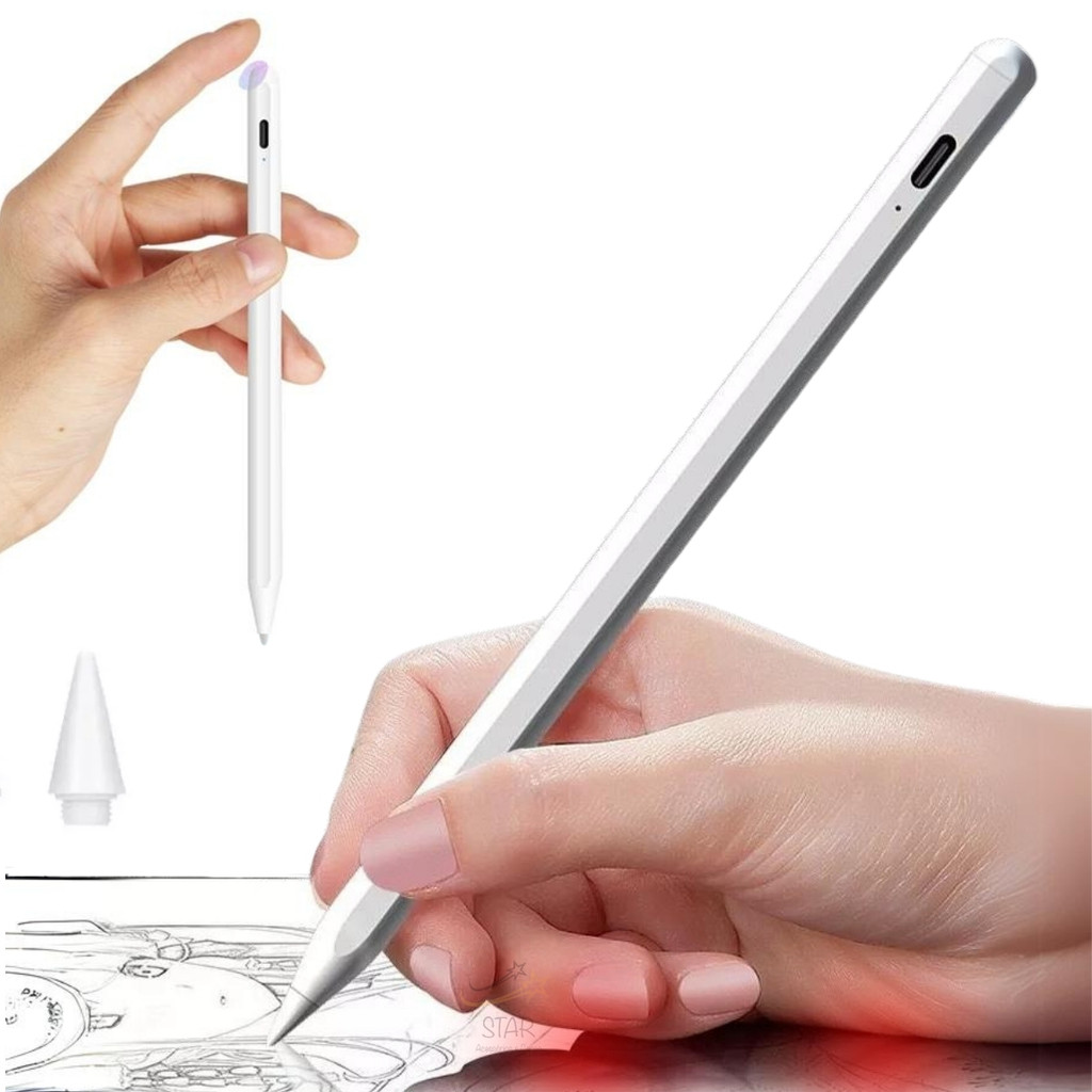 Caneta Stylus Palm Rejection Para iPad Air 8 (M4) 13 Polegadas 2026