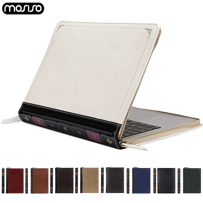 Capa Para Laptop MacBook Air 13 15 De Couro PU M3 A3113 A3114 Mac Pro13 14 16 A2338 M4 A3112 A2918 A3186 A2991