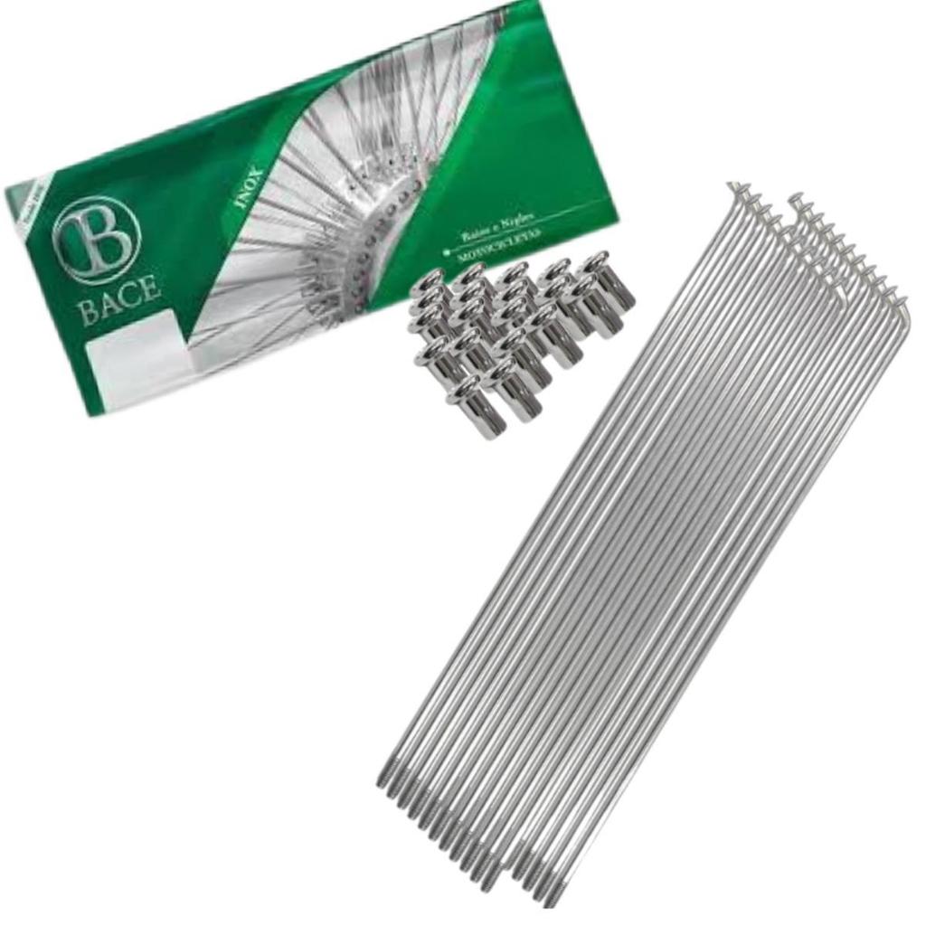 Jogo Raio Inox Dianteiro Xlx250 Xl250 Freio A Disco Bace 3,5mm